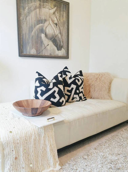 DESIGNER HANDMADE KUBA CLOTH PILLOW COVER
