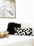 KUBA CLOTH BOLSTER PILLOW COVER