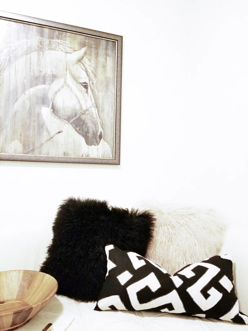 KUBA CLOTH BOLSTER PILLOW COVER